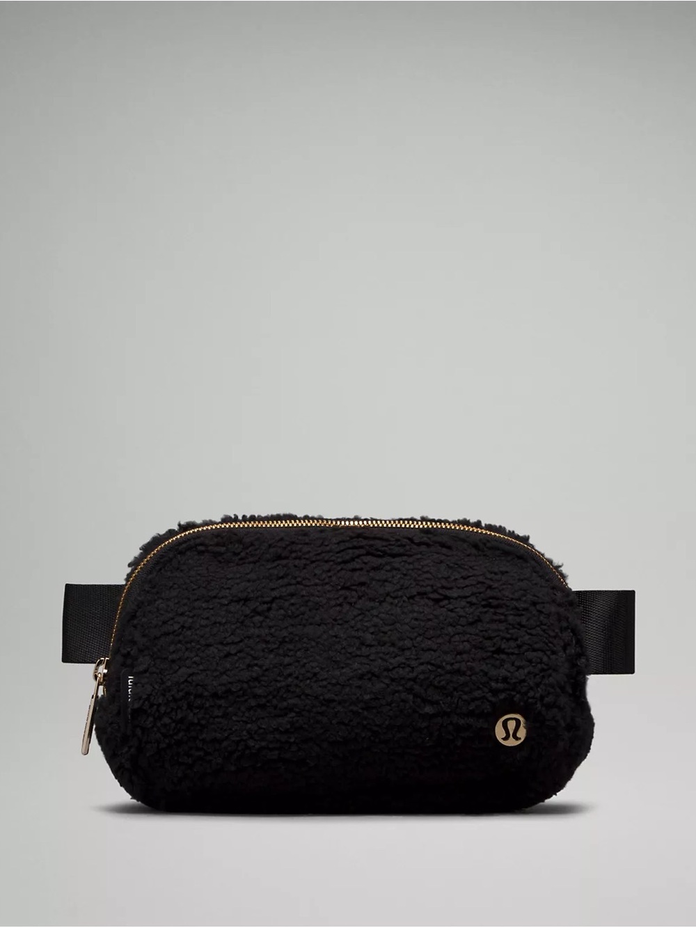 Lululemon Everywhere Belt Bag 1L *Fleece - Black/Gold